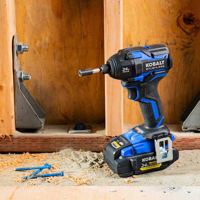 **OPEN BOX** Kobalt XTR 24-volt 1/4-in Brushless Cordless Impact Driver (Tool Only)