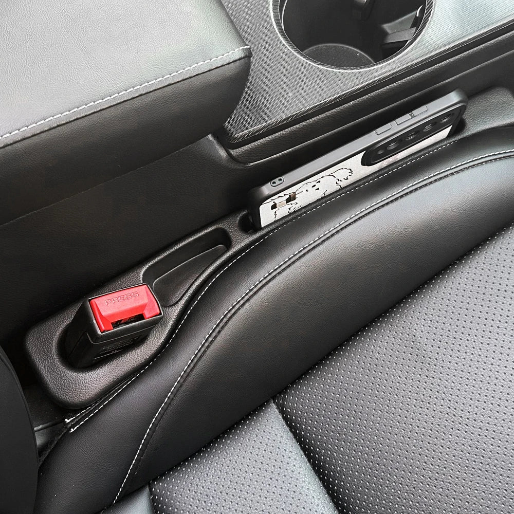 Car Seat Gap Filler Organizer – Stop Drops, Catch Phone, Keys & Coins – Universal Fit for Most Vehicles (2-Pack)