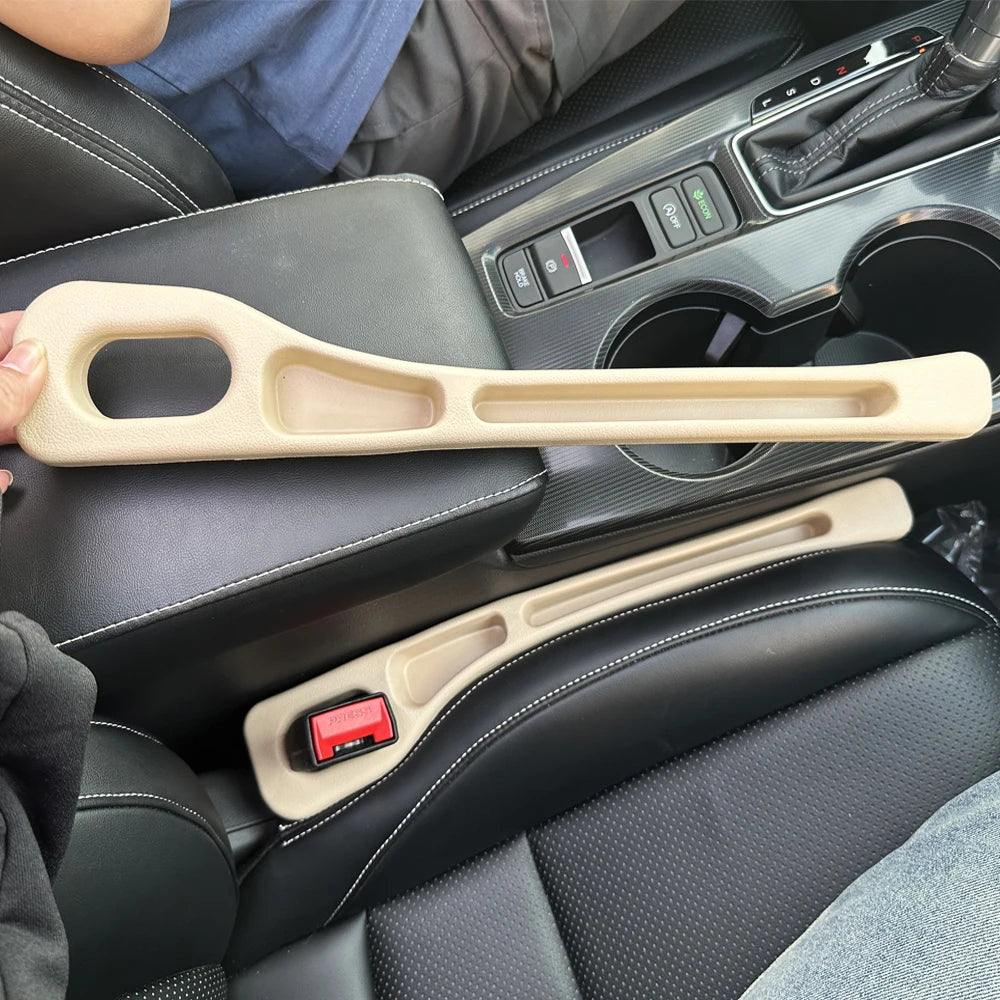 Car Seat Gap Filler Organizer – Stop Drops, Catch Phone, Keys & Coins – Universal Fit for Most Vehicles (2-Pack)