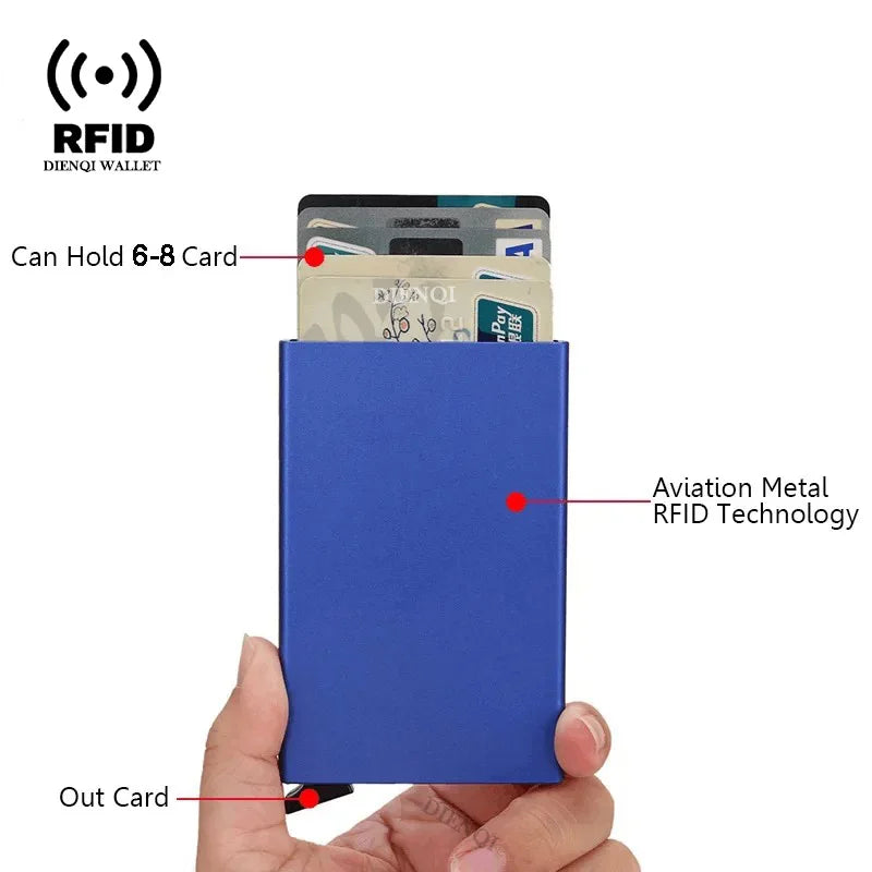 Minimalist Pop-Up RFID Credit Card Holder