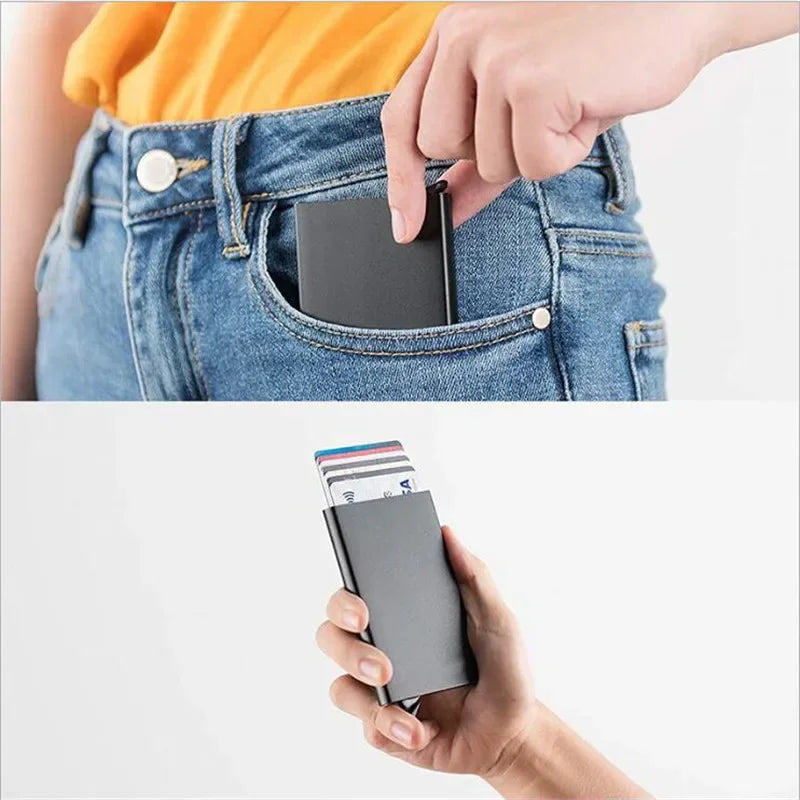 Minimalist Pop-Up RFID Credit Card Holder