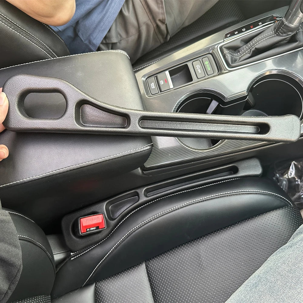 Car Seat Gap Filler Organizer – Stop Drops, Catch Phone, Keys & Coins – Universal Fit for Most Vehicles (2-Pack)