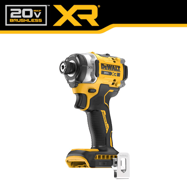 DEWALT XR 20-volt max 1/4-in Brushless Cordless Impact Driver (Battery Not Included and Charger Not Included )